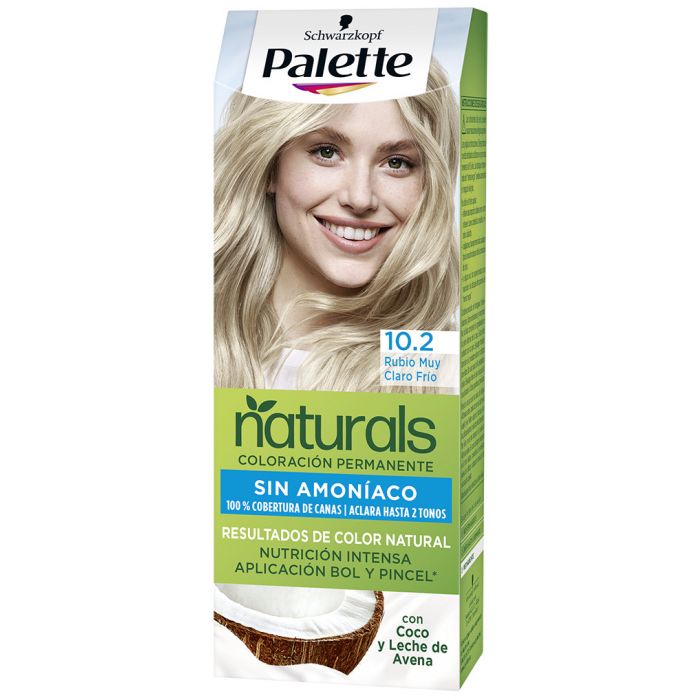 Palette Naturals Coloración Permanente Sin Amoniaco Tintes sin amoníaco