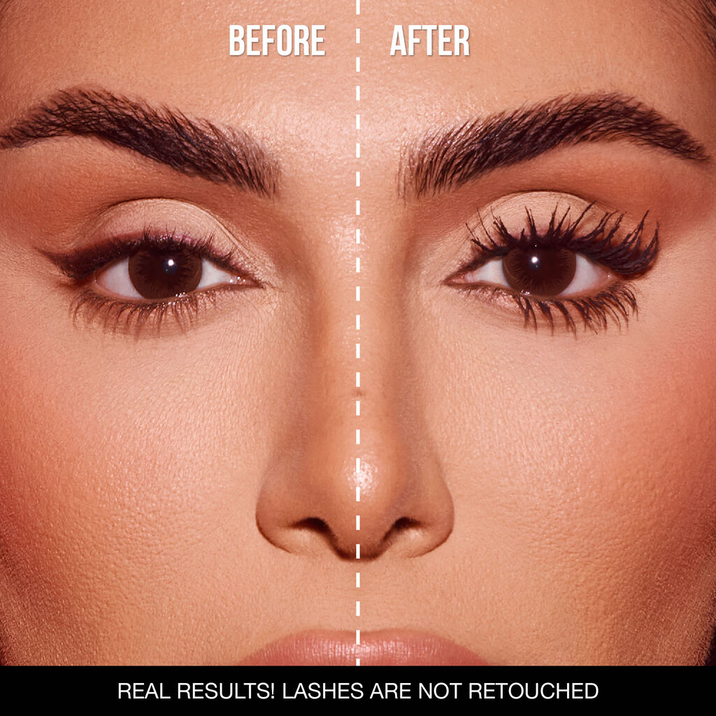 Máscara de pestañas HUDA BEAUTY 1 COAT WOW! Extra voluminizadora y reafirmante
