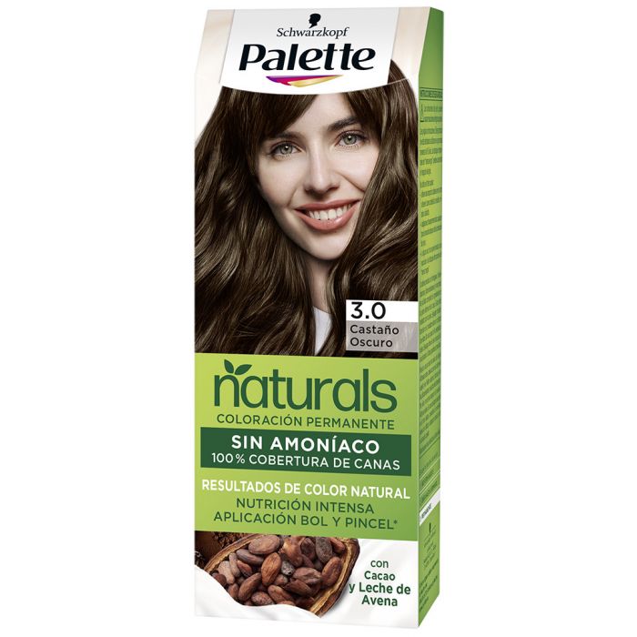 Palette Naturals Coloración Permanente Sin Amoniaco Tintes sin amoníaco