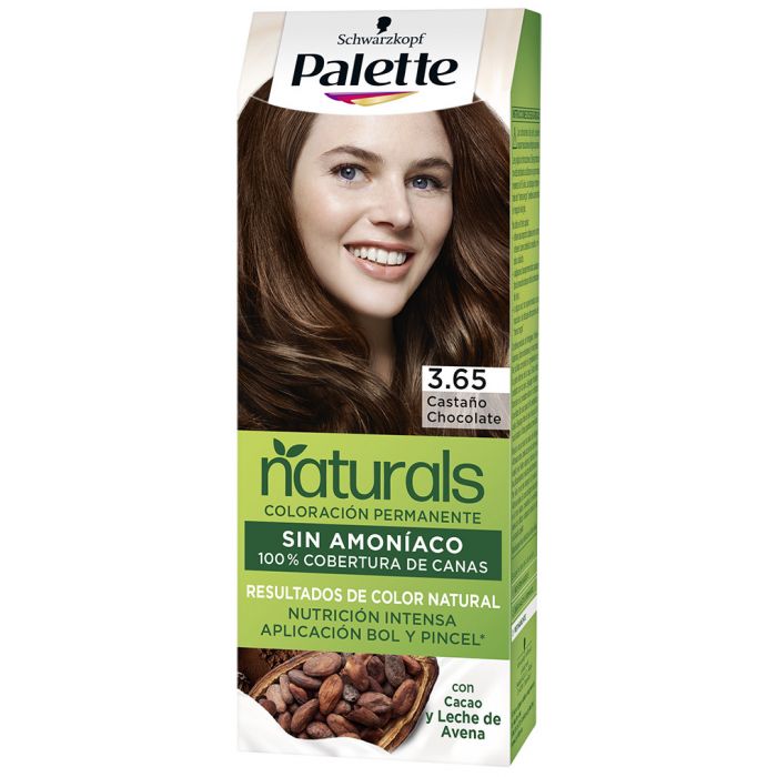 Palette Naturals Coloración Permanente Sin Amoniaco Tintes sin amoníaco