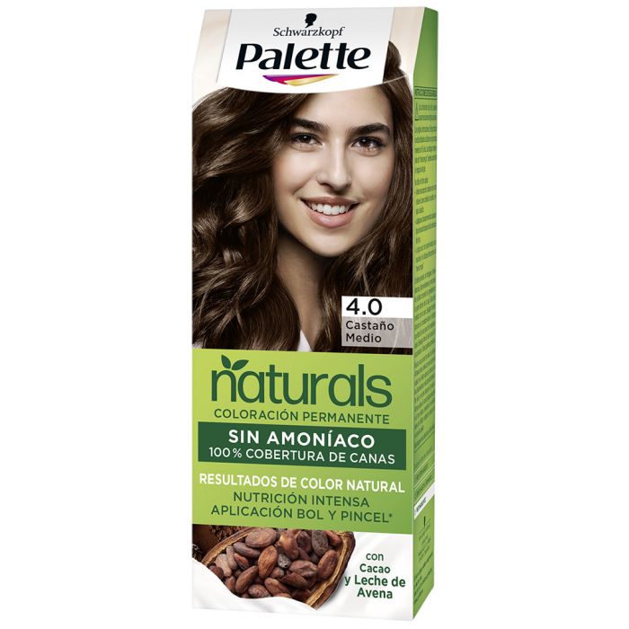 Palette Naturals Coloración Permanente Sin Amoniaco Tintes sin amoníaco