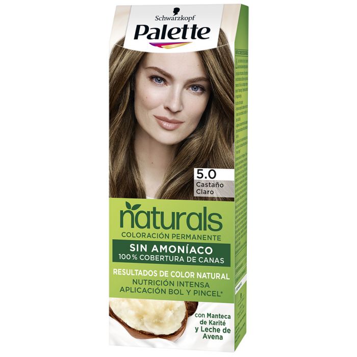 Palette Naturals Coloración Permanente Sin Amoniaco Tintes sin amoníaco