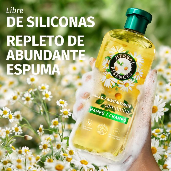 Herbal Essences Champú Brillo y Revitalizante con Camomila Champús
