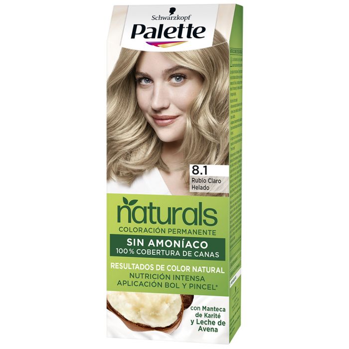 Palette Naturals Coloración Permanente Sin Amoniaco Tintes sin amoníaco