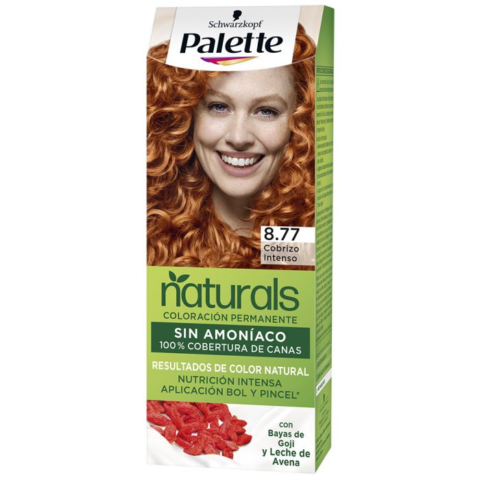 Palette Naturals Coloración Permanente Sin Amoniaco Tintes sin amoníaco