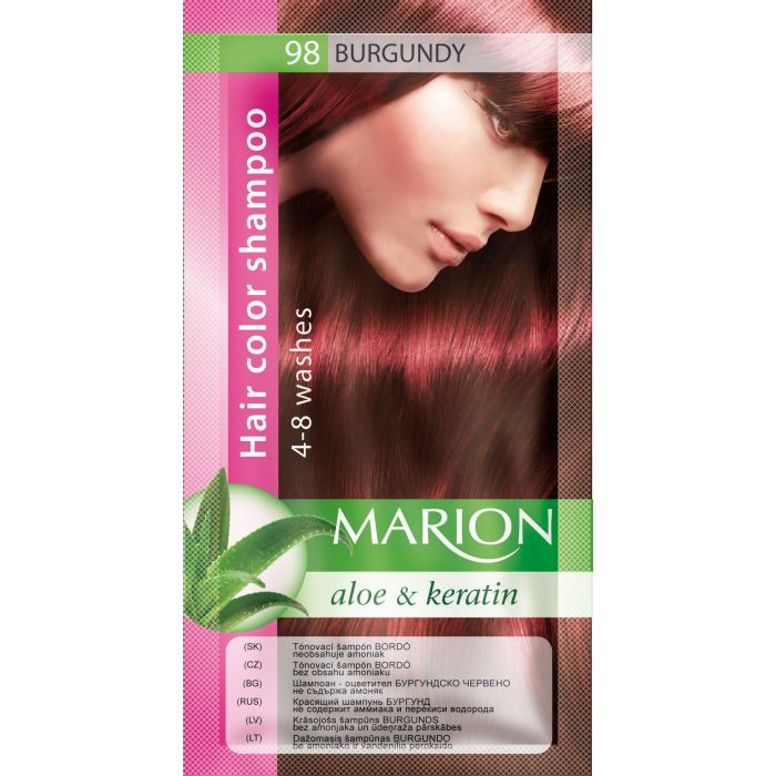 Marion Hair Color Shampoo Coloración Temporal Tintes No permanentes