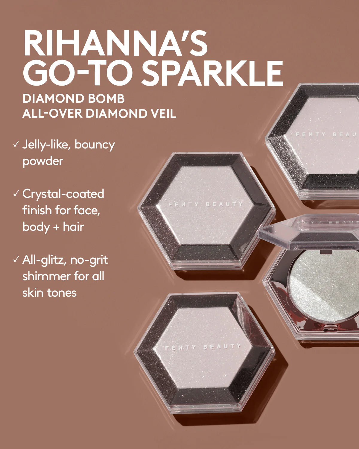 Velo de diamantes completo Diamond Bomb