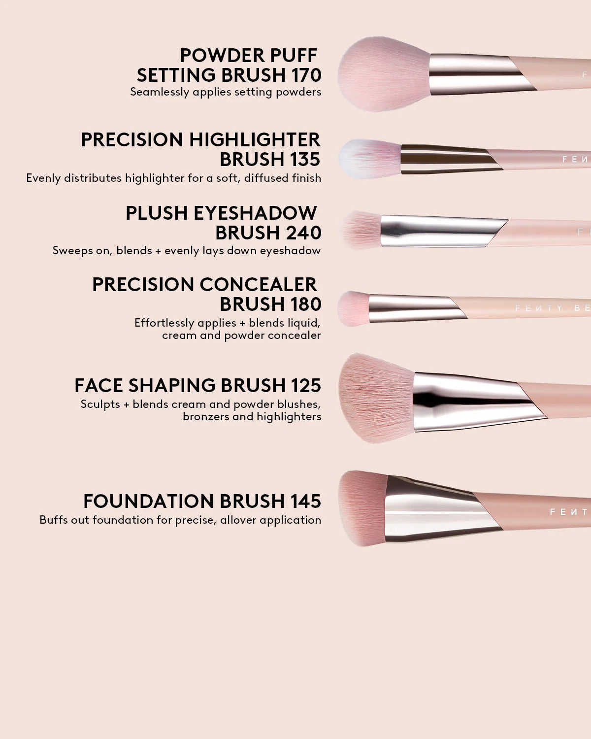 Brocha para base de maquillaje 145