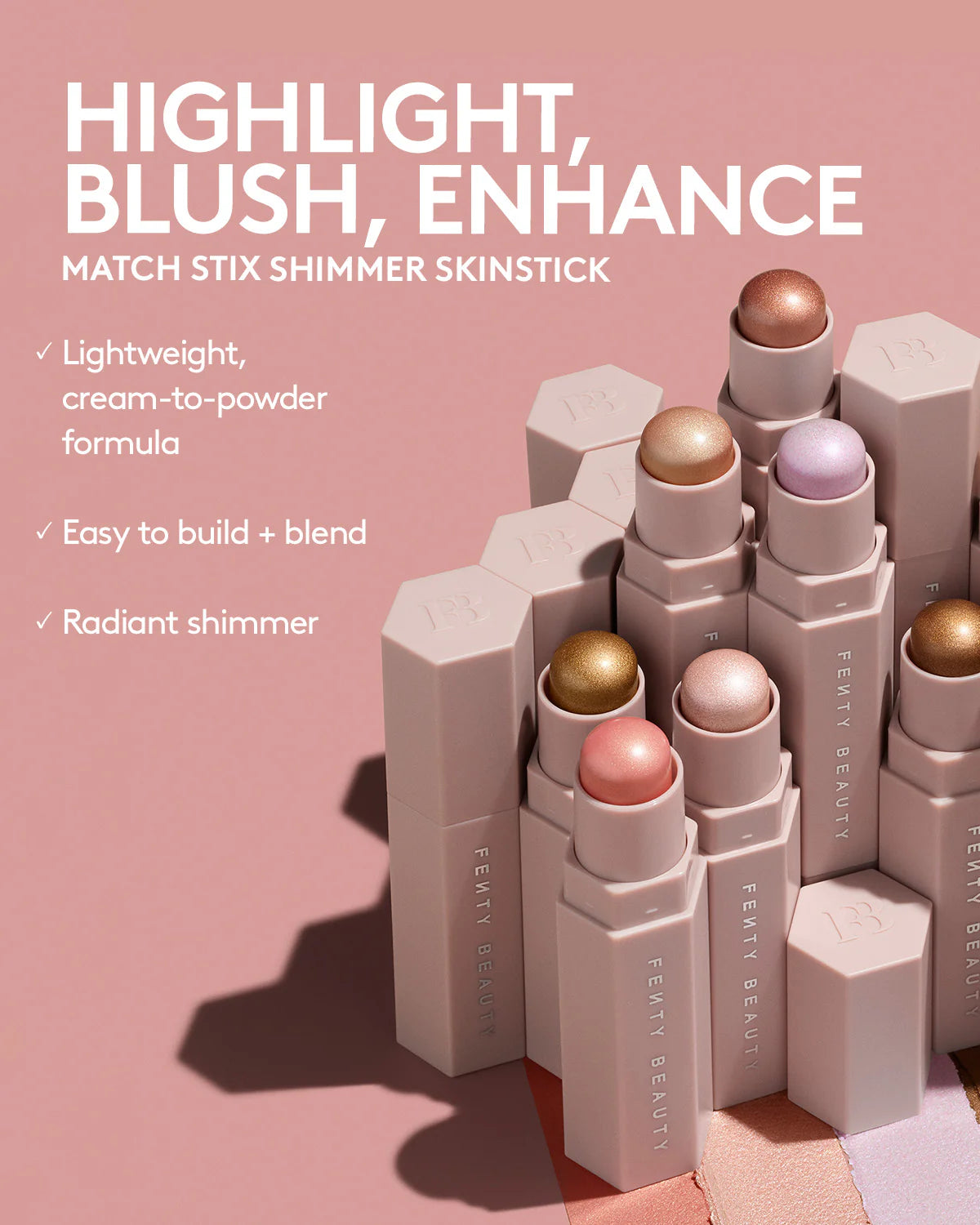 Match Stix - Lápiz de piel brillante