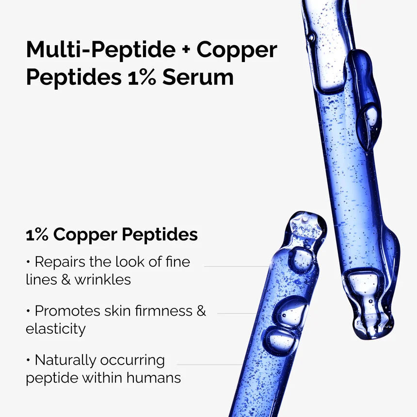 Suero de péptidos multipéptidos + cobre al 1 %