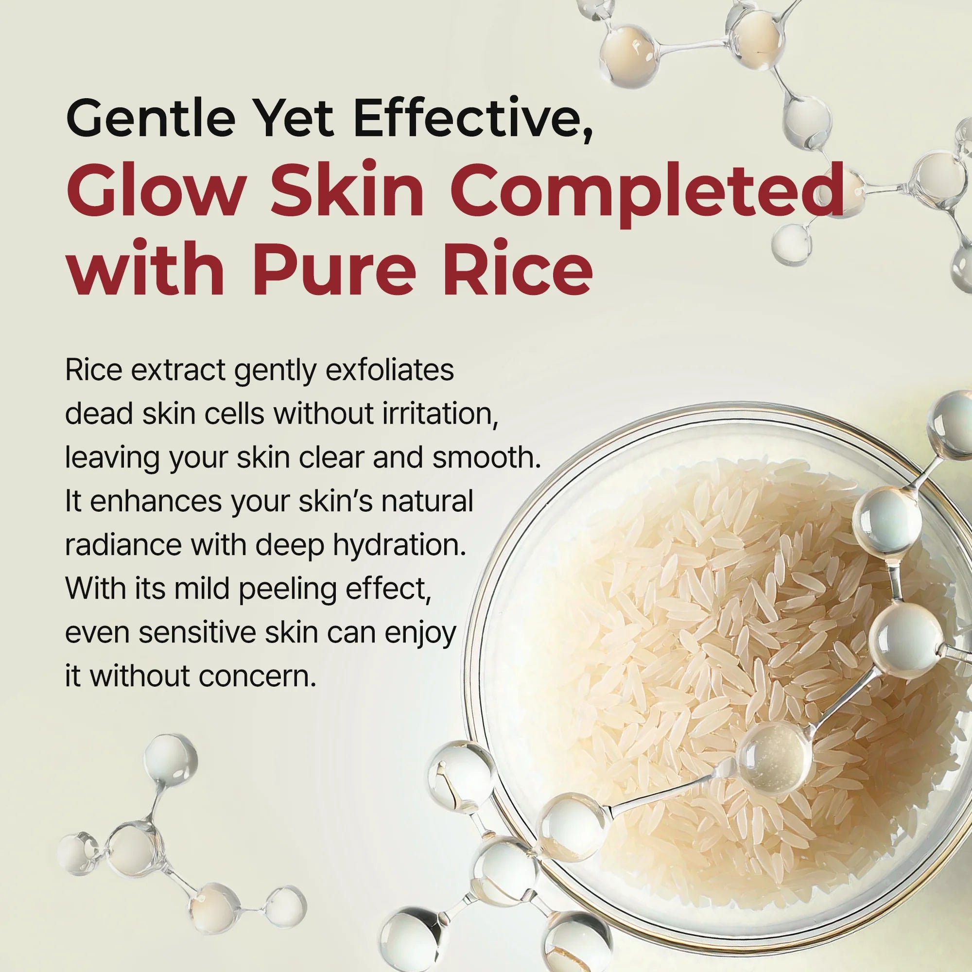 Línea de arroz Peel Shot Glow