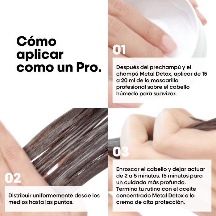 L'Oréal Professionnel Metal Detox Mascarilla Protectora Anti-Metales Mascarillas profesionales de peluquería