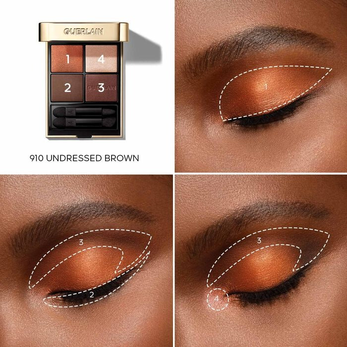 Sombras de ojos en 4 tonos