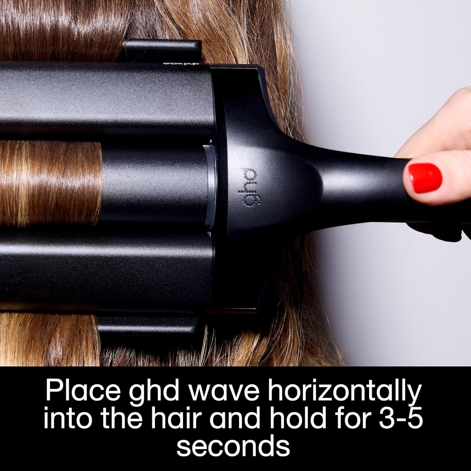 Onduladora profesional de triple barril GHD wave
