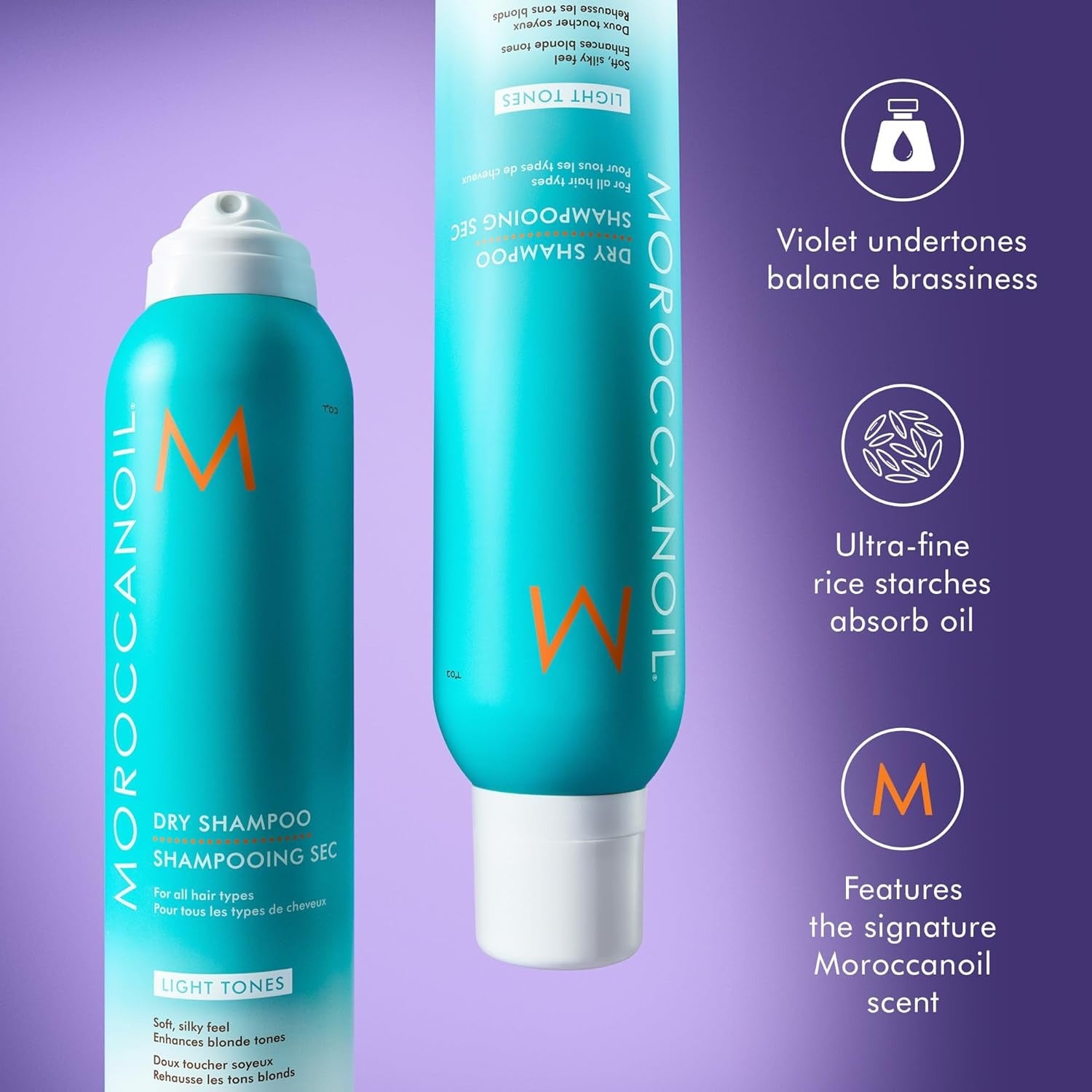 Champú seco Moroccanoil para tonos claros