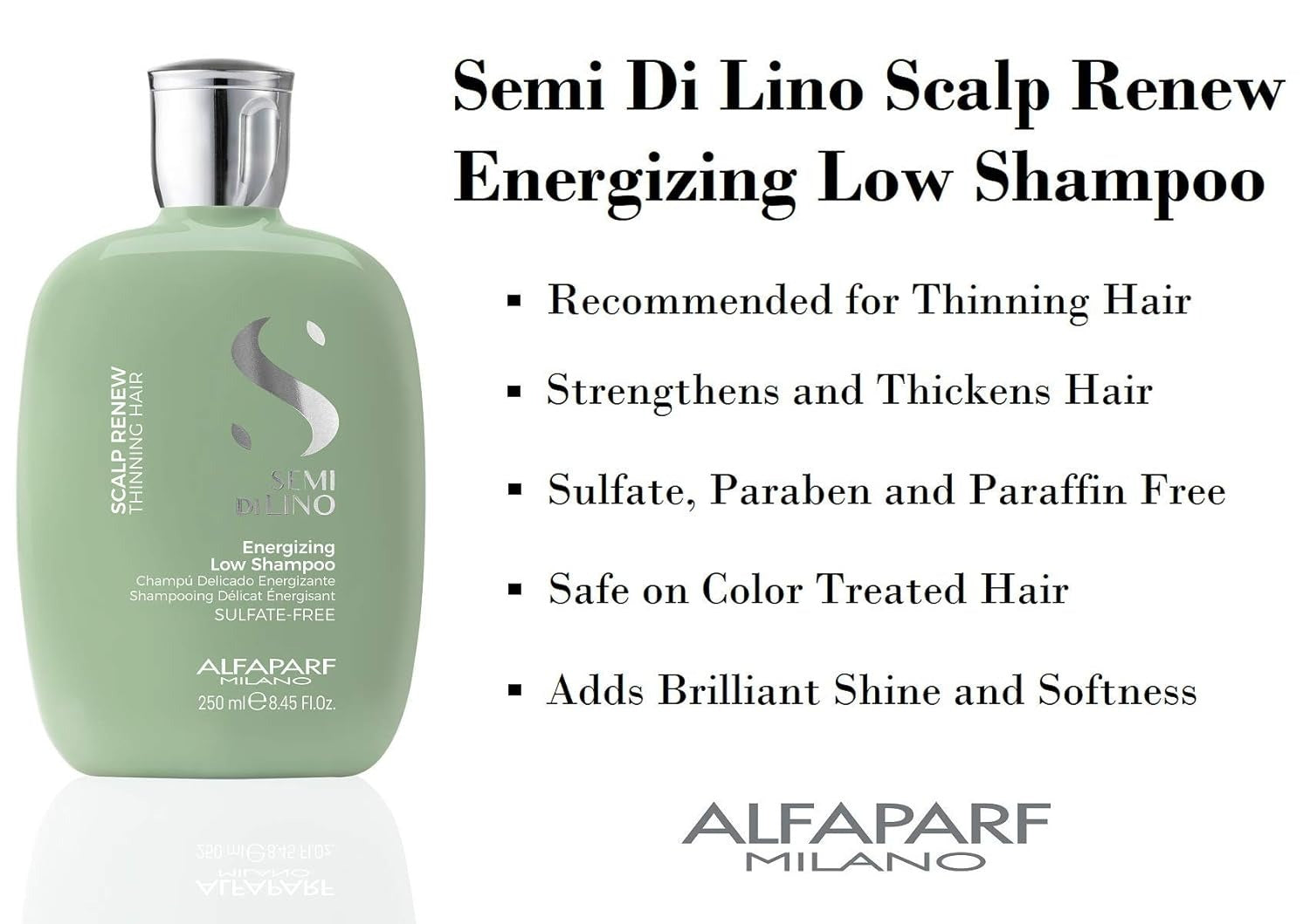 Champú purificante anticaspa Alfaparf Semi Di Lino Scalp Rebalance