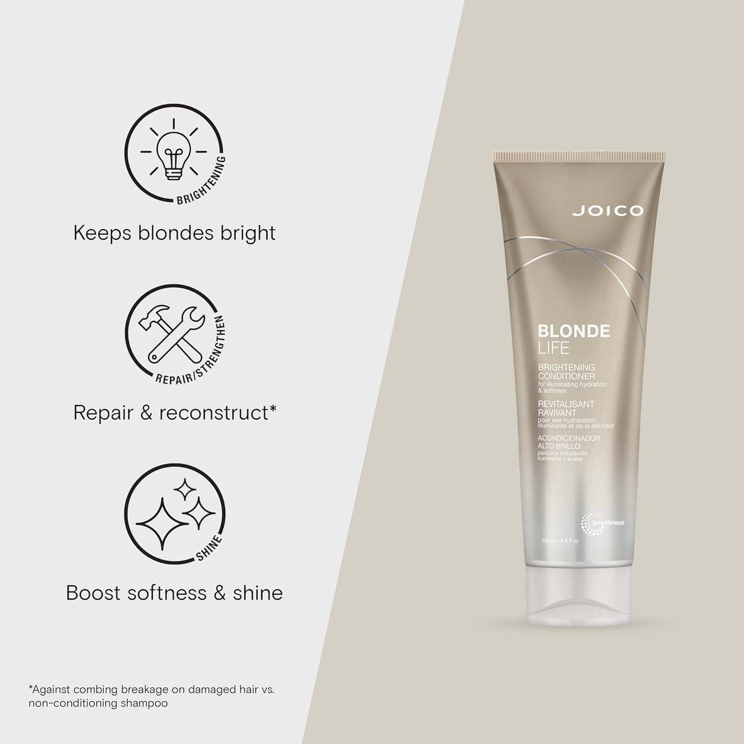 Acondicionador iluminador Joico Blonde Life