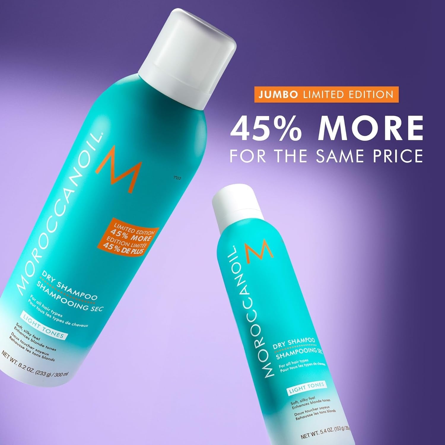 Champú seco Moroccanoil para tonos claros
