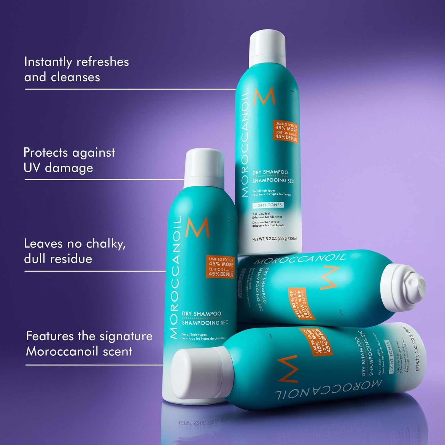 Champú seco Moroccanoil para tonos claros