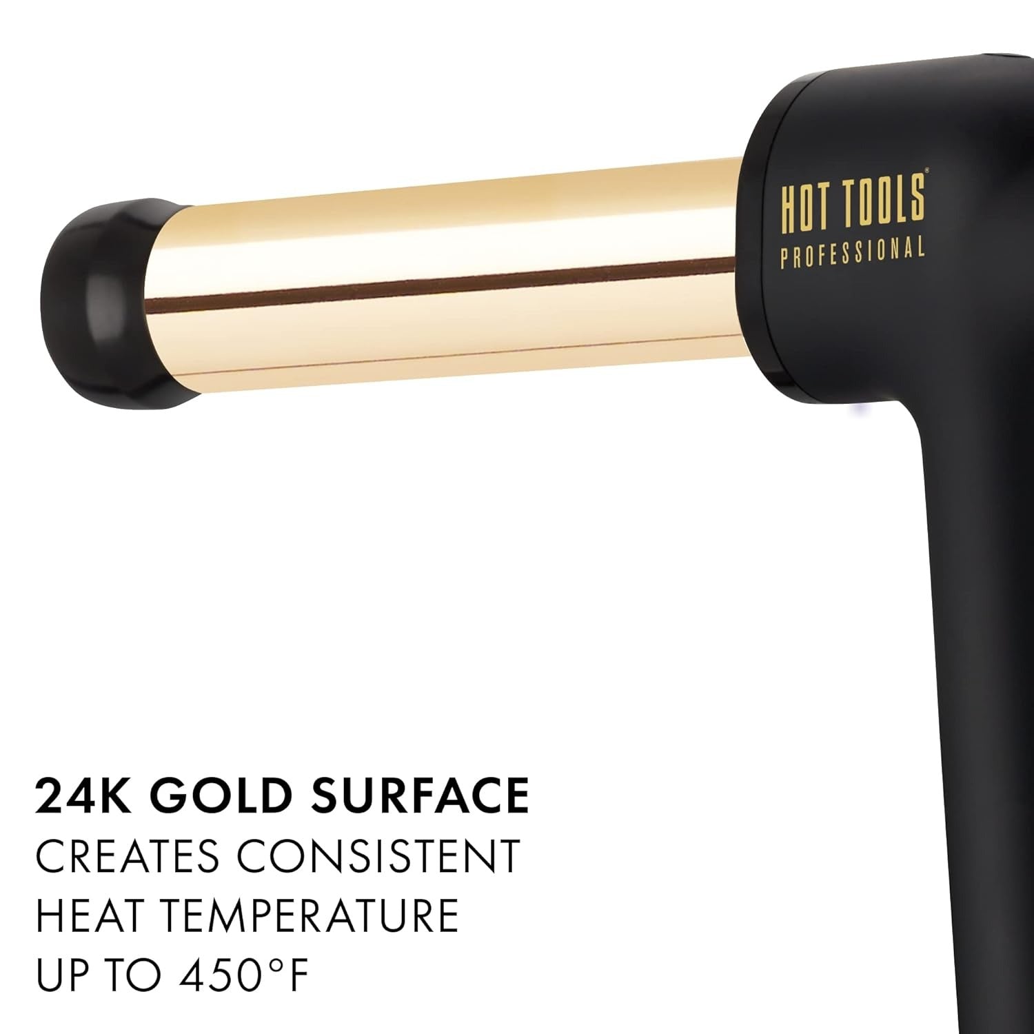 Barra de rizos Hot Tools de oro negro de 25 mm