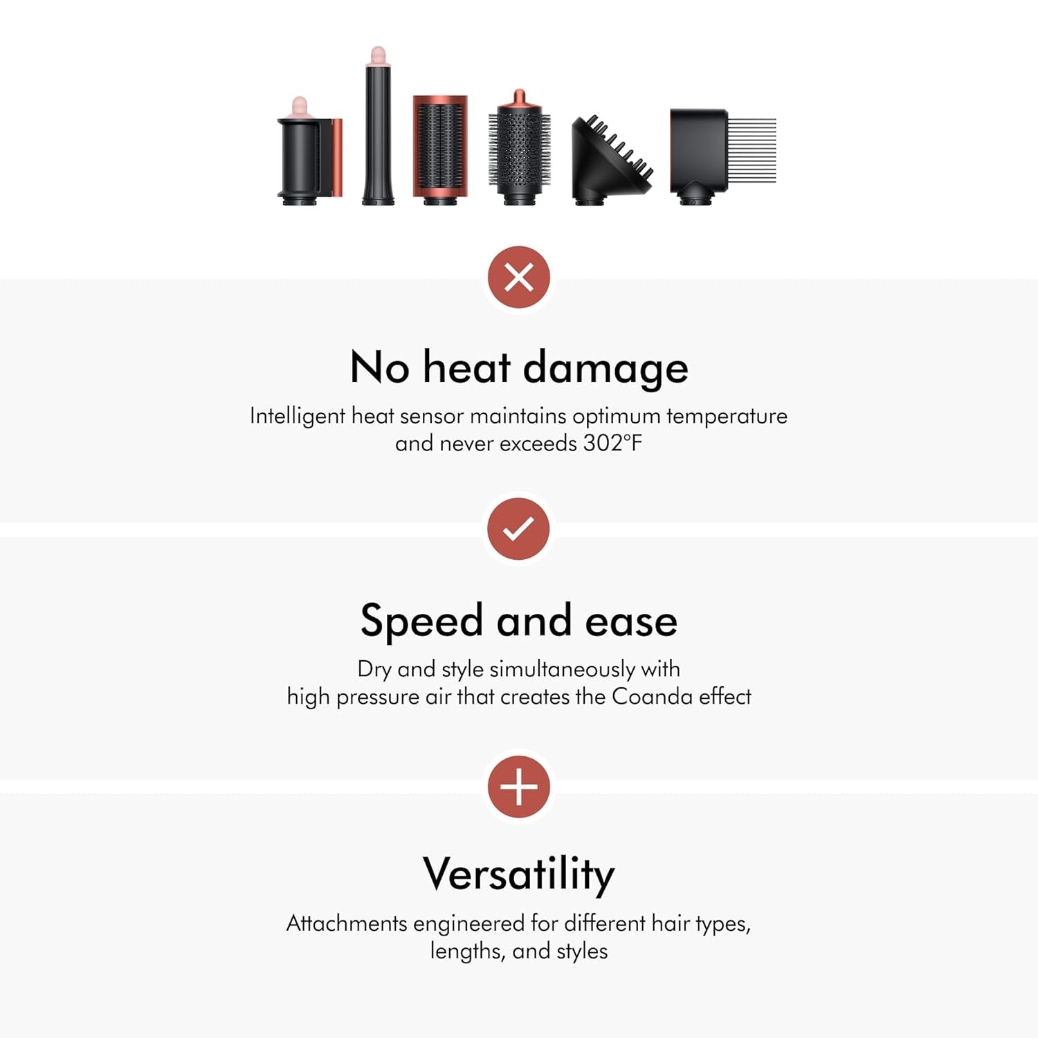 Secador y moldeador multiusos Dyson Airwrap id™ - Liso y ondulado (ciruela jaspe)