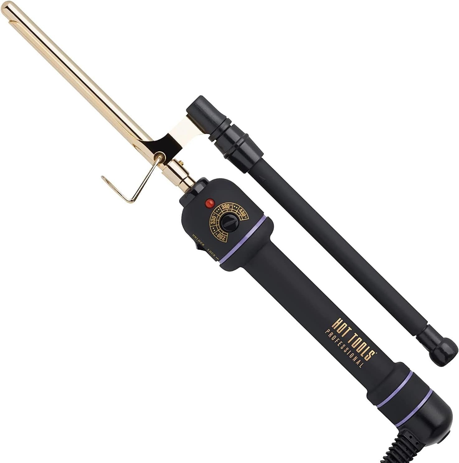 Barra de rizos Hot Tools de oro negro de 25 mm
