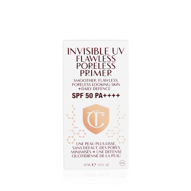Prebase con FPS invisible UV Flawless y sin poros de Charlotte Tilbury