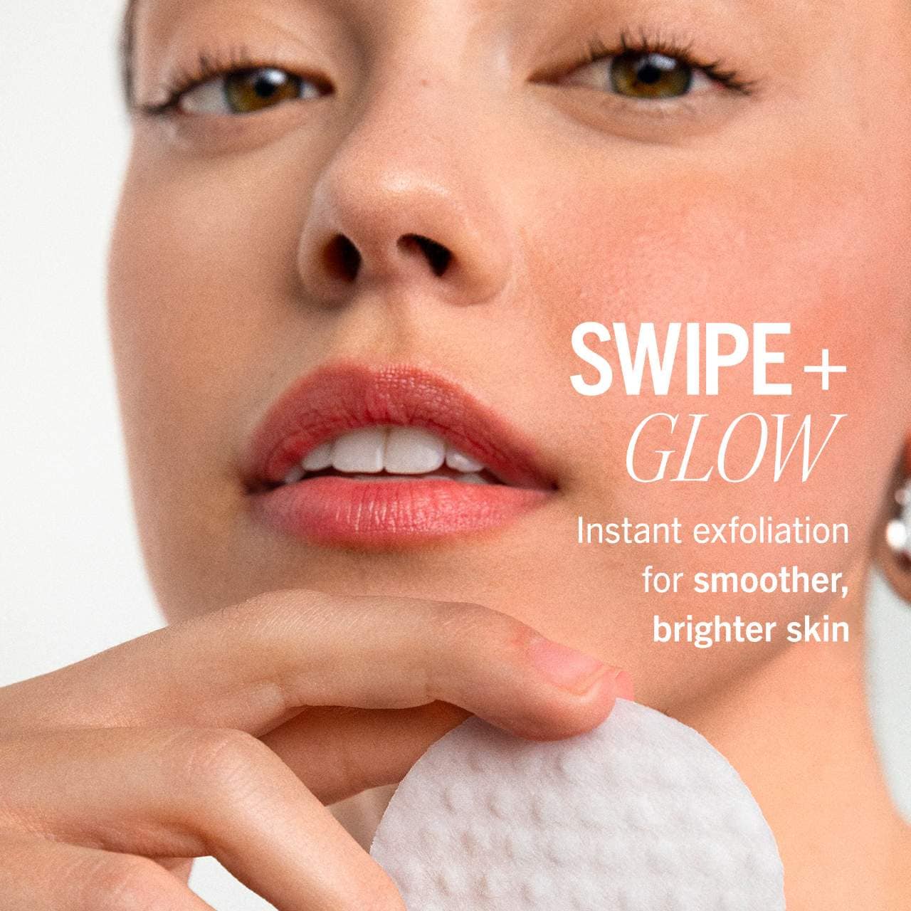 Discos faciales radiantes con ácidos glicólico y láctico: discos exfoliantes con AHA