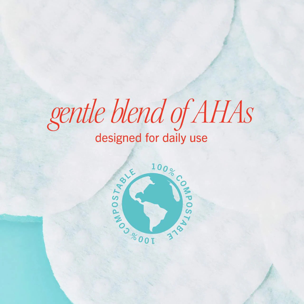 Discos faciales radiantes con ácidos glicólico y láctico: discos exfoliantes con AHA