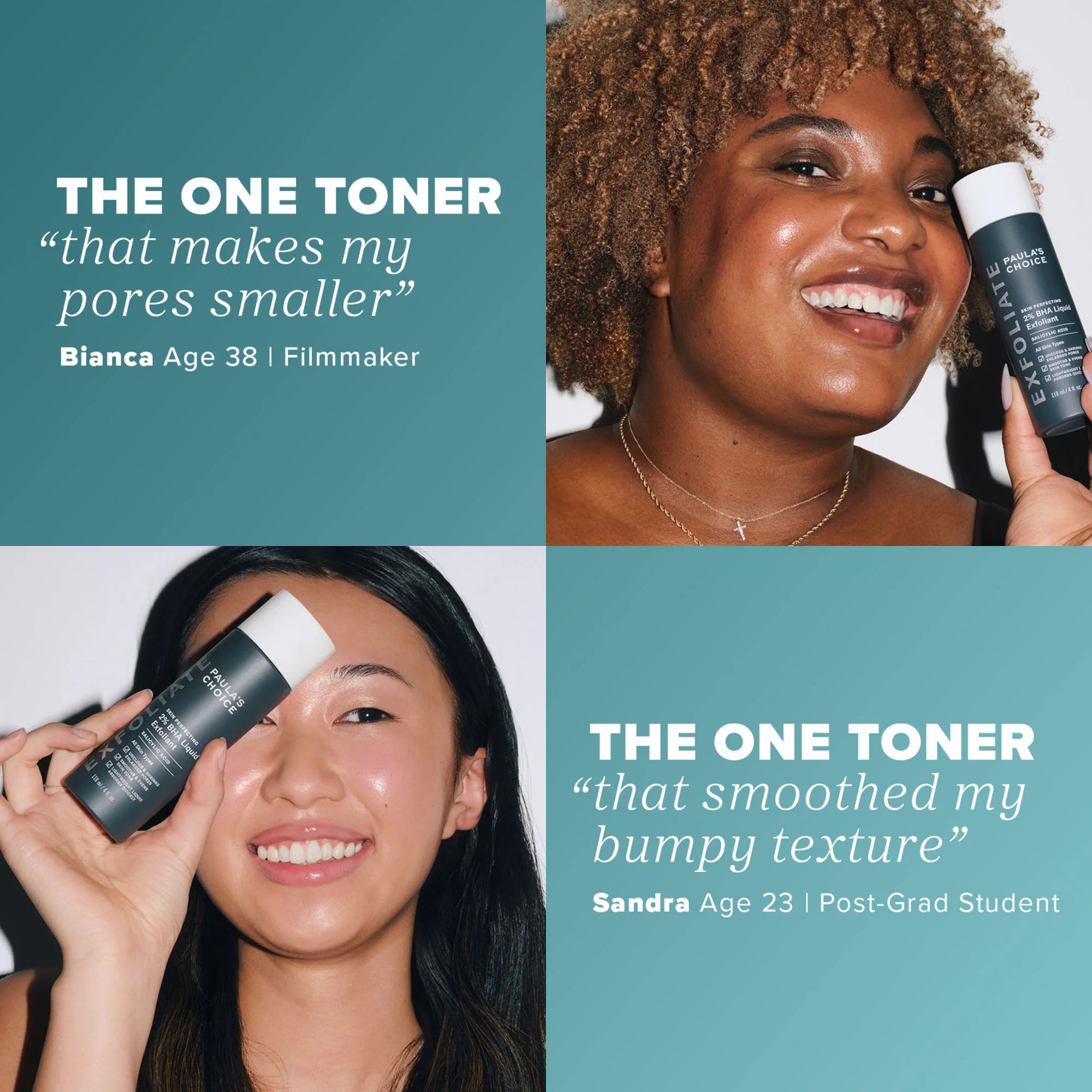 Tónico exfoliante Skin Perfecting con 2 % de BHA para una piel limpia