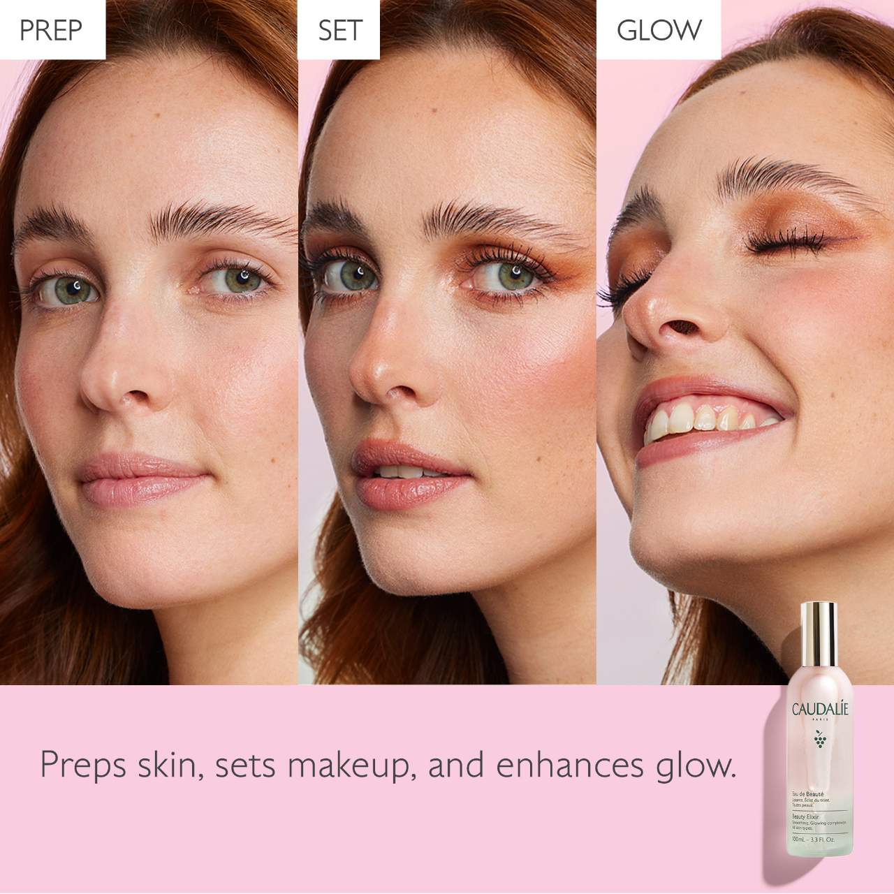 Bruma facial Beauty Elixir Prep, Set y Glow