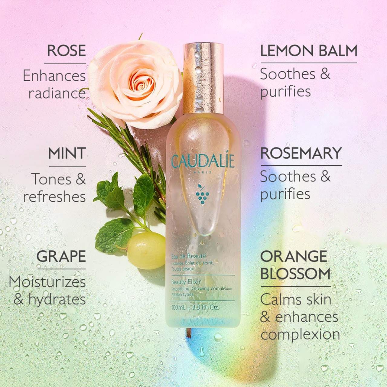 Bruma facial Beauty Elixir Prep, Set y Glow