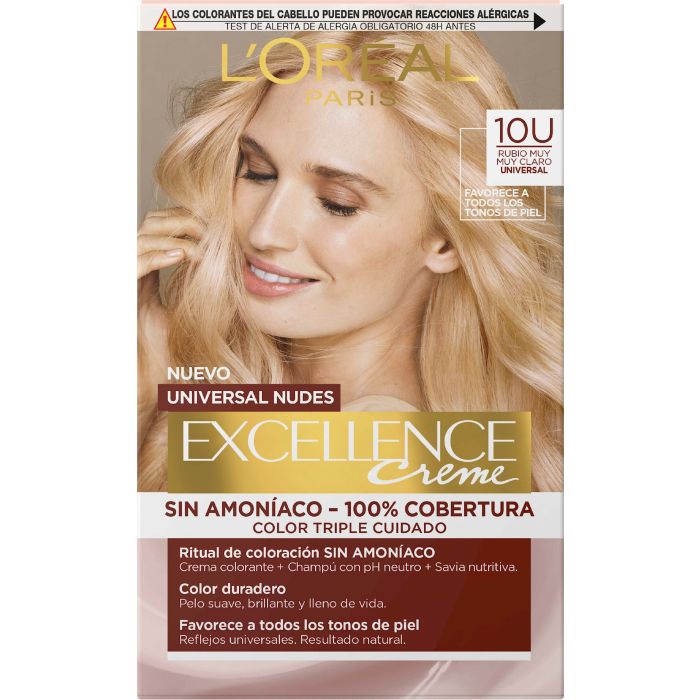 L'Oréal París Excellence Creme Tintes Universal Nudes Tintes sin amoníaco