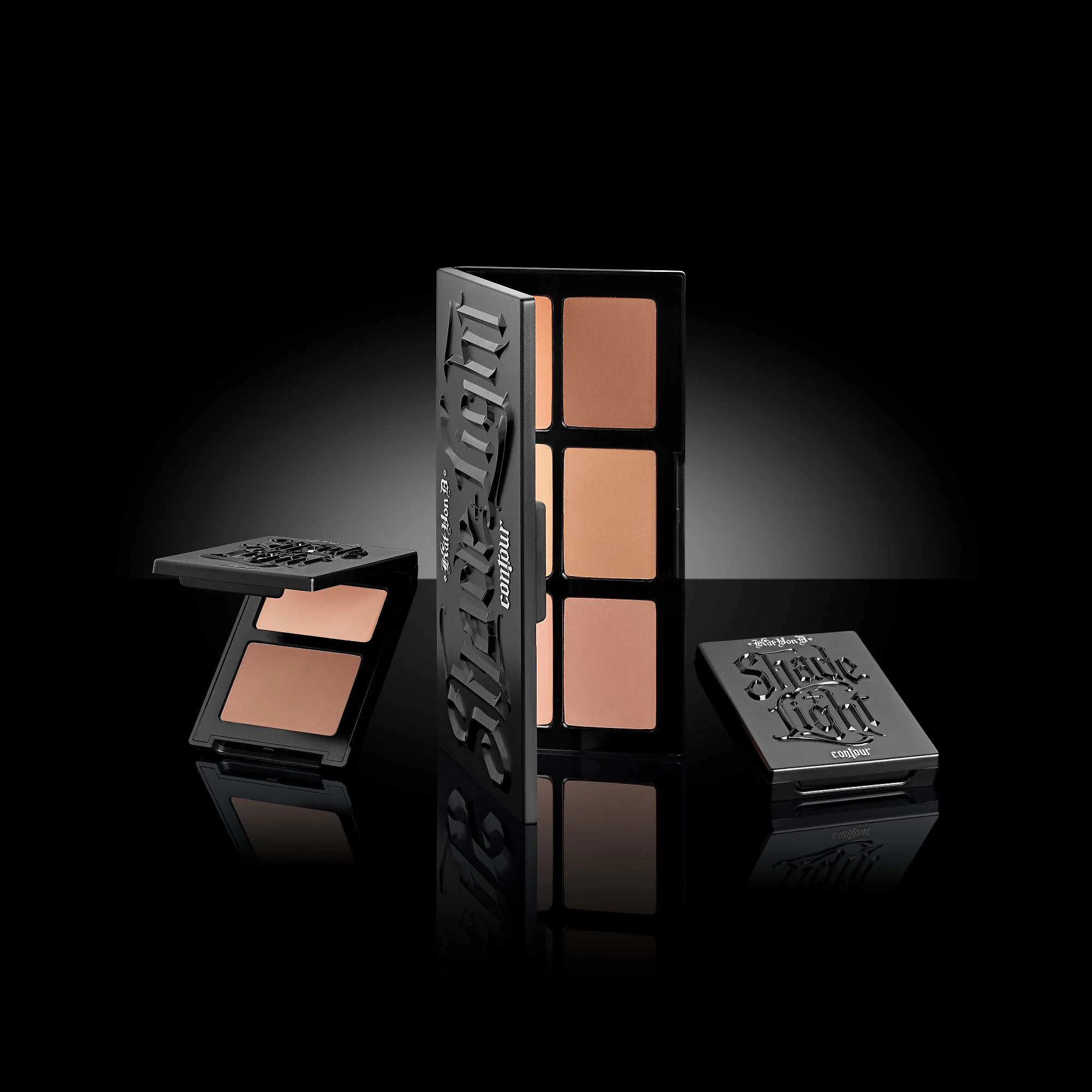 Paleta de polvos rellenables para contorno facial Shade + Light