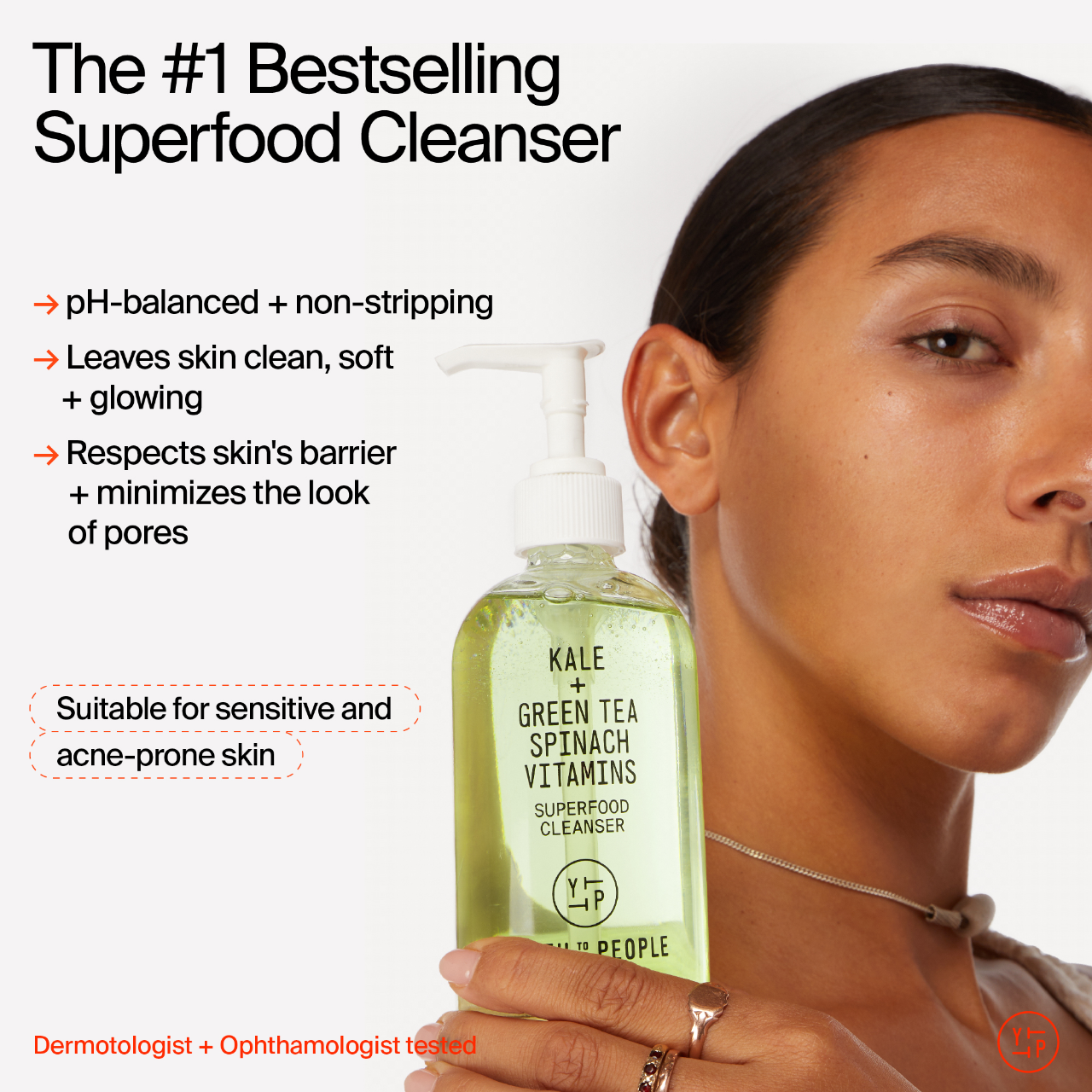 Limpiador suave antioxidante rellenable Superfood