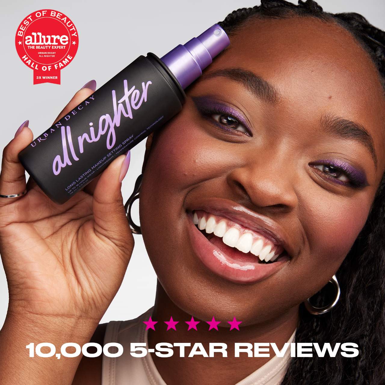 Spray fijador de maquillaje resistente al agua All Nighter