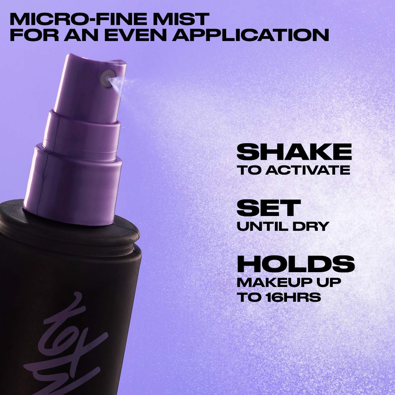Spray fijador de maquillaje resistente al agua All Nighter