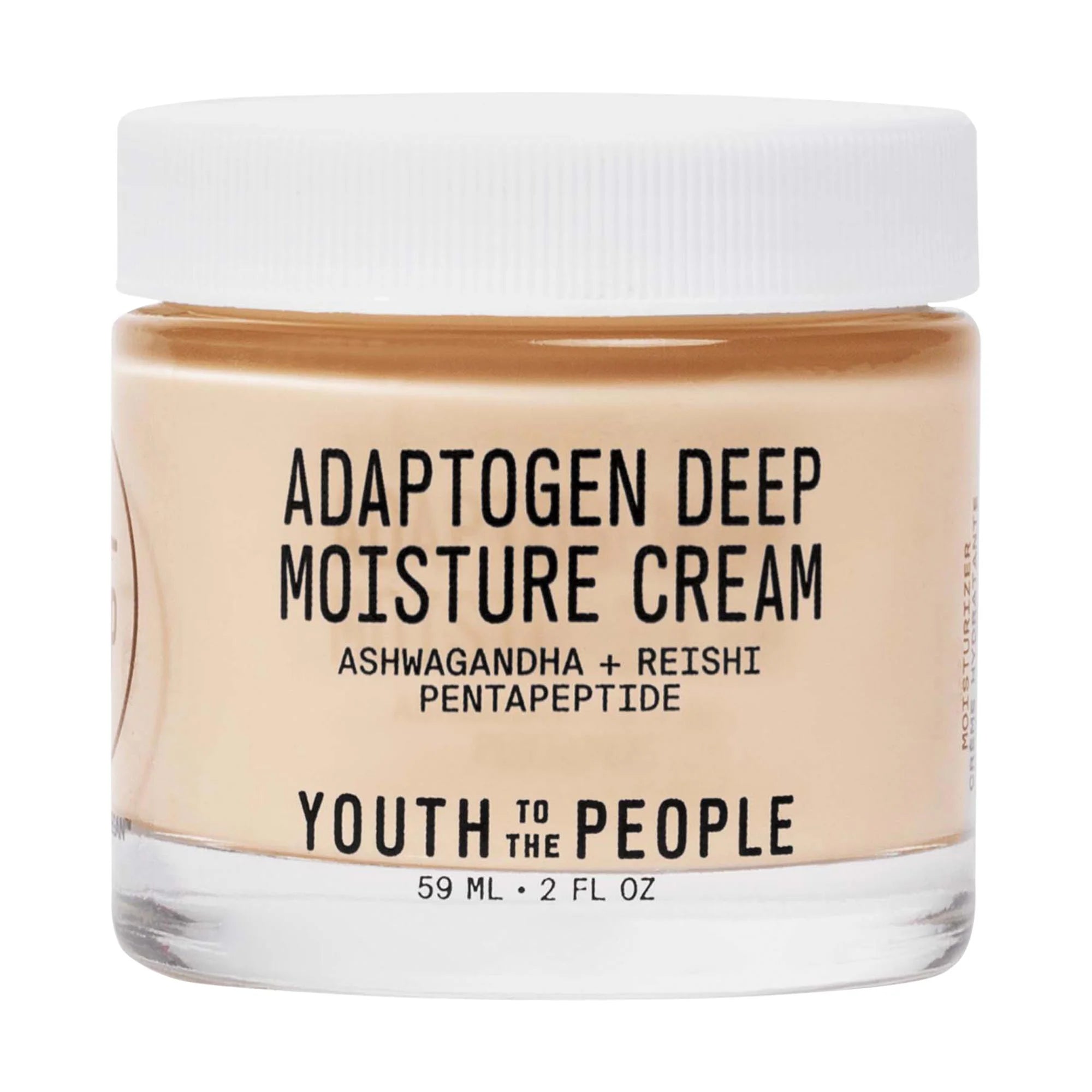 Crema hidratante profunda adaptógena con ashwagandha y hongo reishi