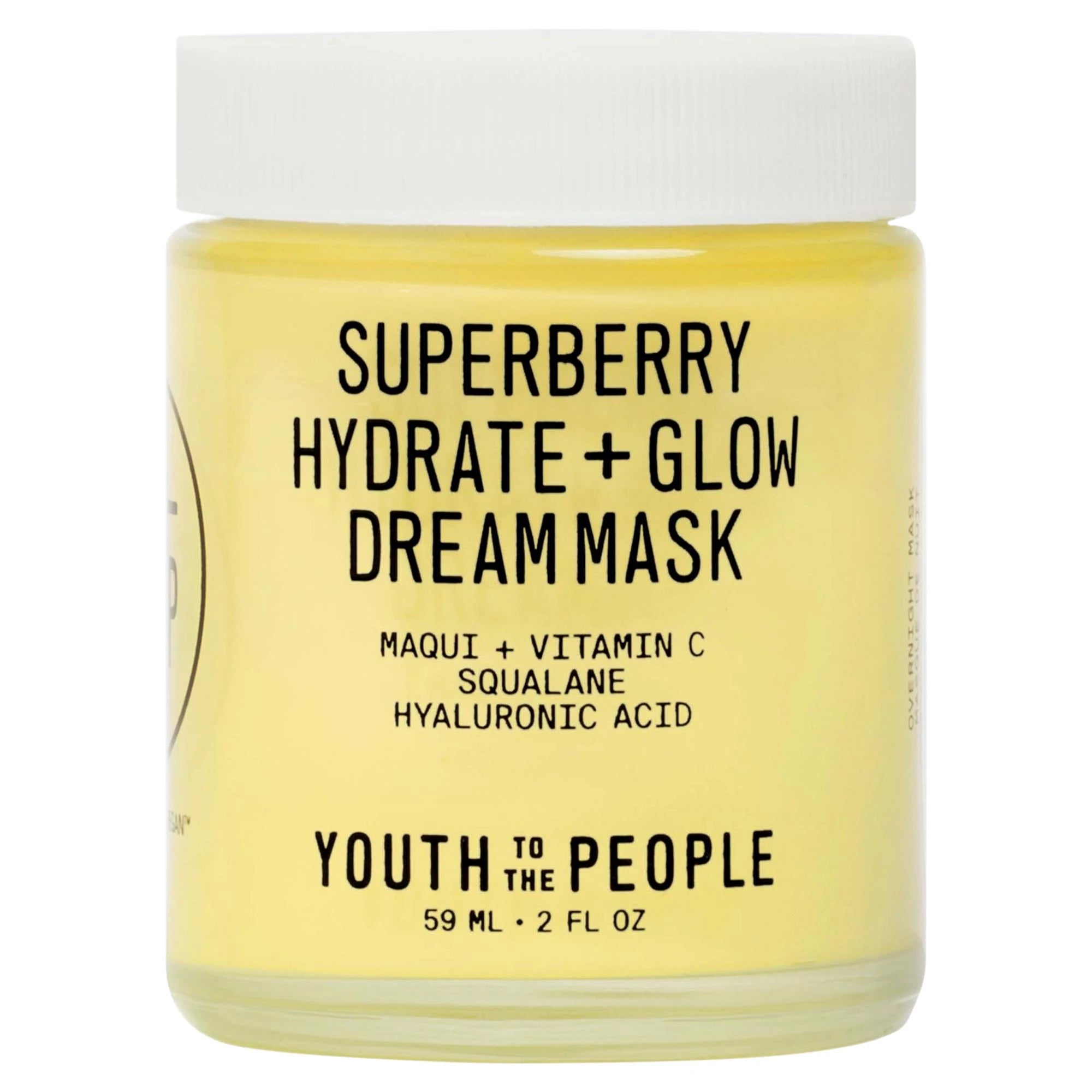 Crema de noche + mascarilla Superberry Hydrate + Glow Dream con vitamina C