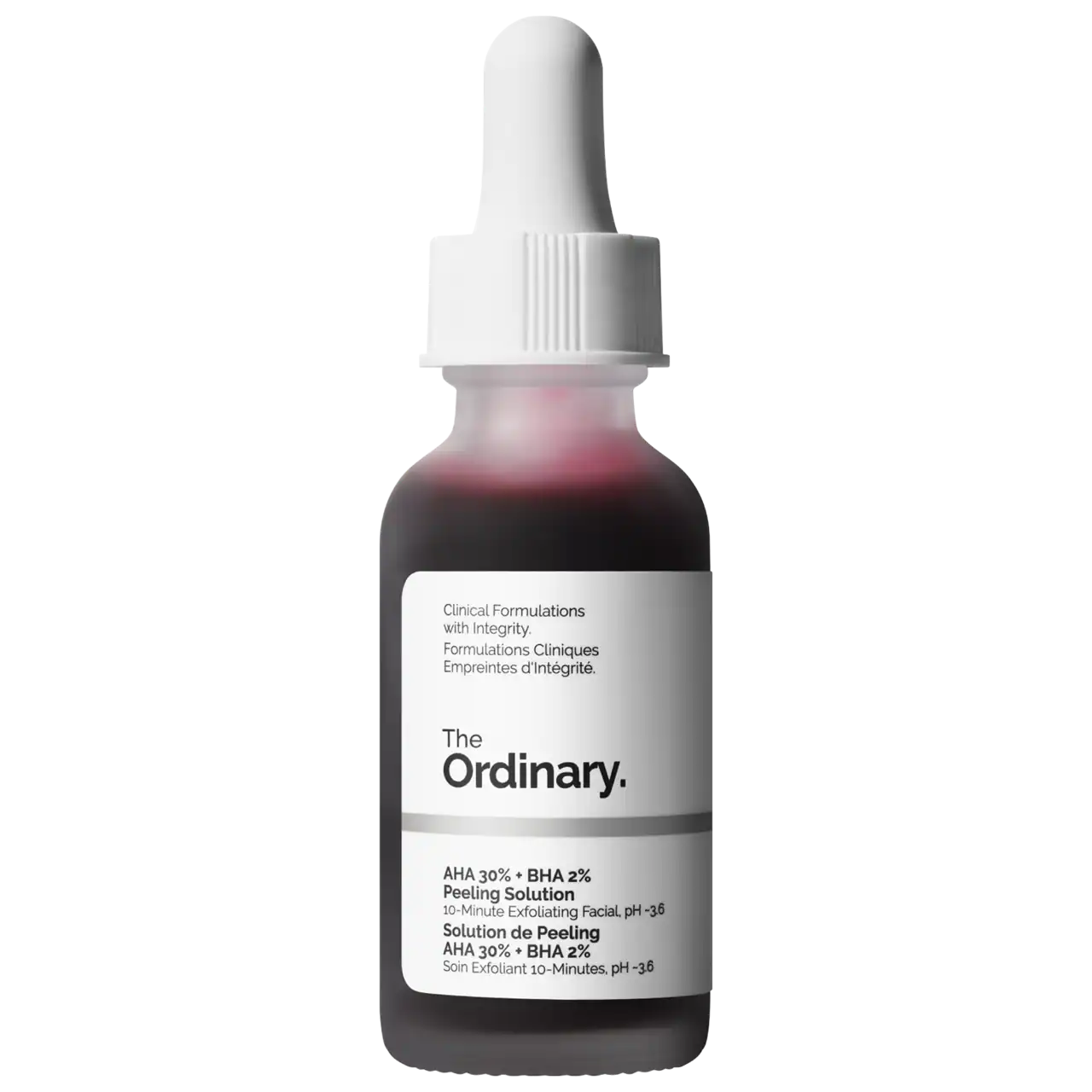 Solución exfoliante y renovadora AHA 30% + BHA 2%