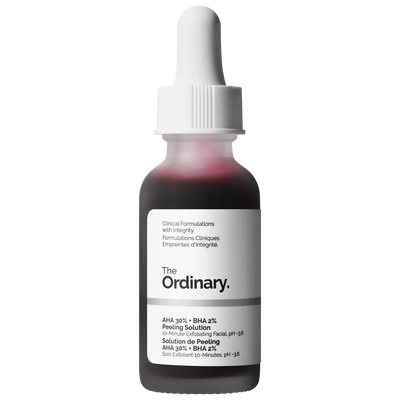 Solución exfoliante y renovadora AHA 30% + BHA 2%