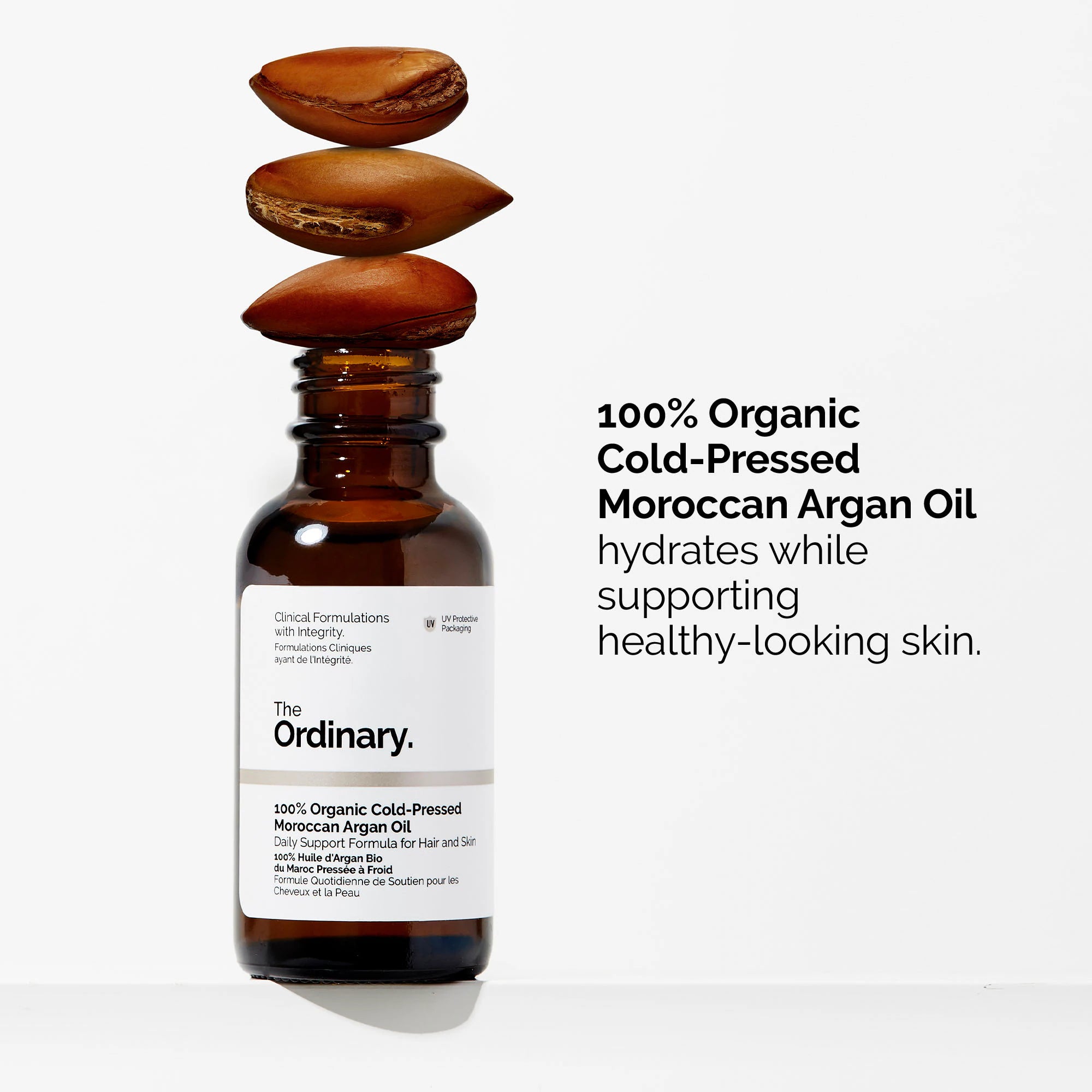 Aceite de argán marroquí 100 % orgánico prensado en frío