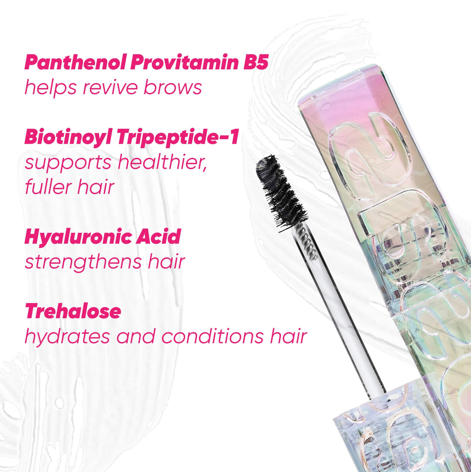 Air Brow Clear + Clean - Gel de tratamiento lifting para cejas con efecto laminado
