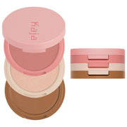 Trío esculpidor Face Bento: bronceador en crema, rubor en polvo e iluminador