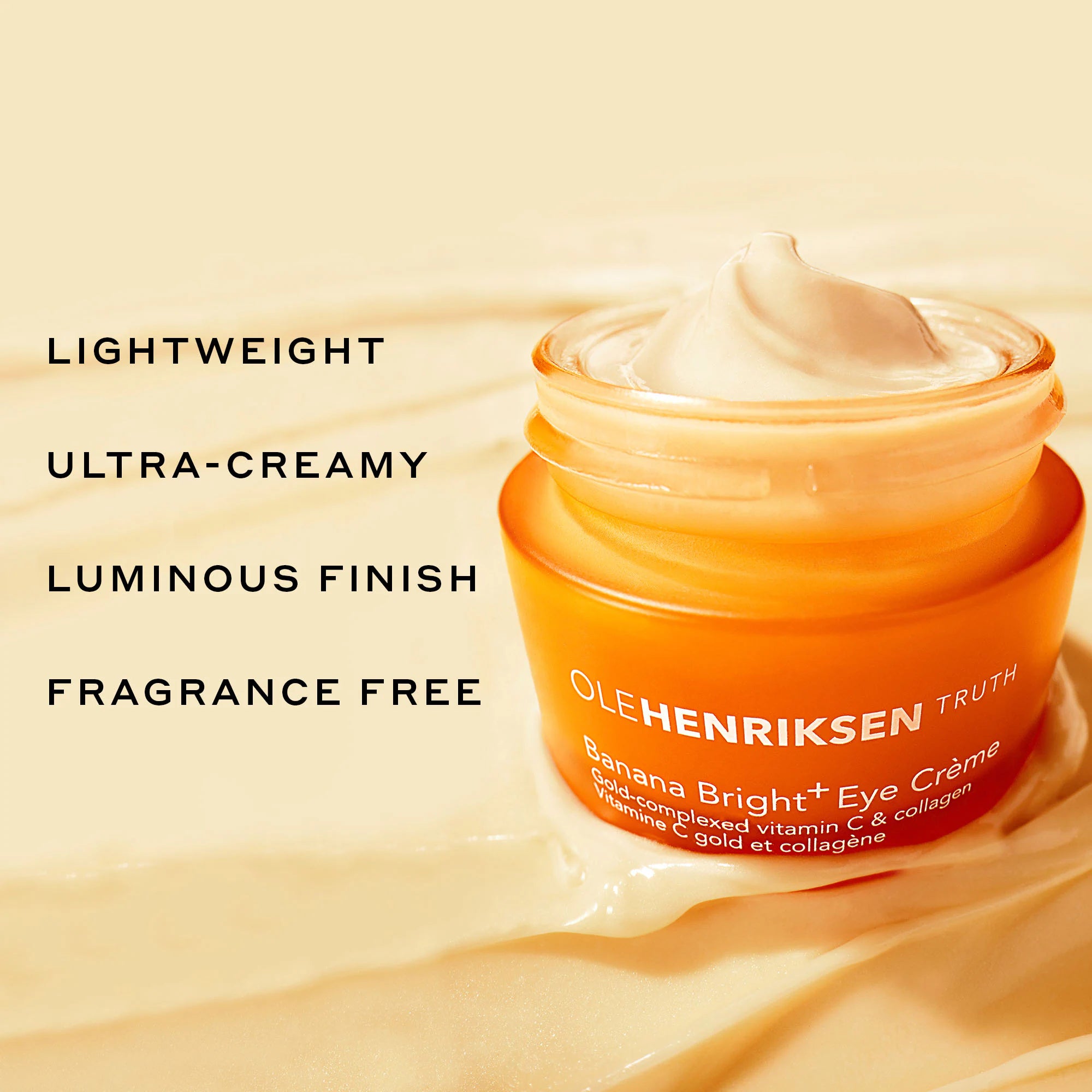 Crema para ojos con vitamina C Banana Bright+ para ojeras