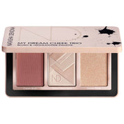 Trío My Dream Cheek: rubor en crema, base en crema iluminadora y polvo iluminador iluminador