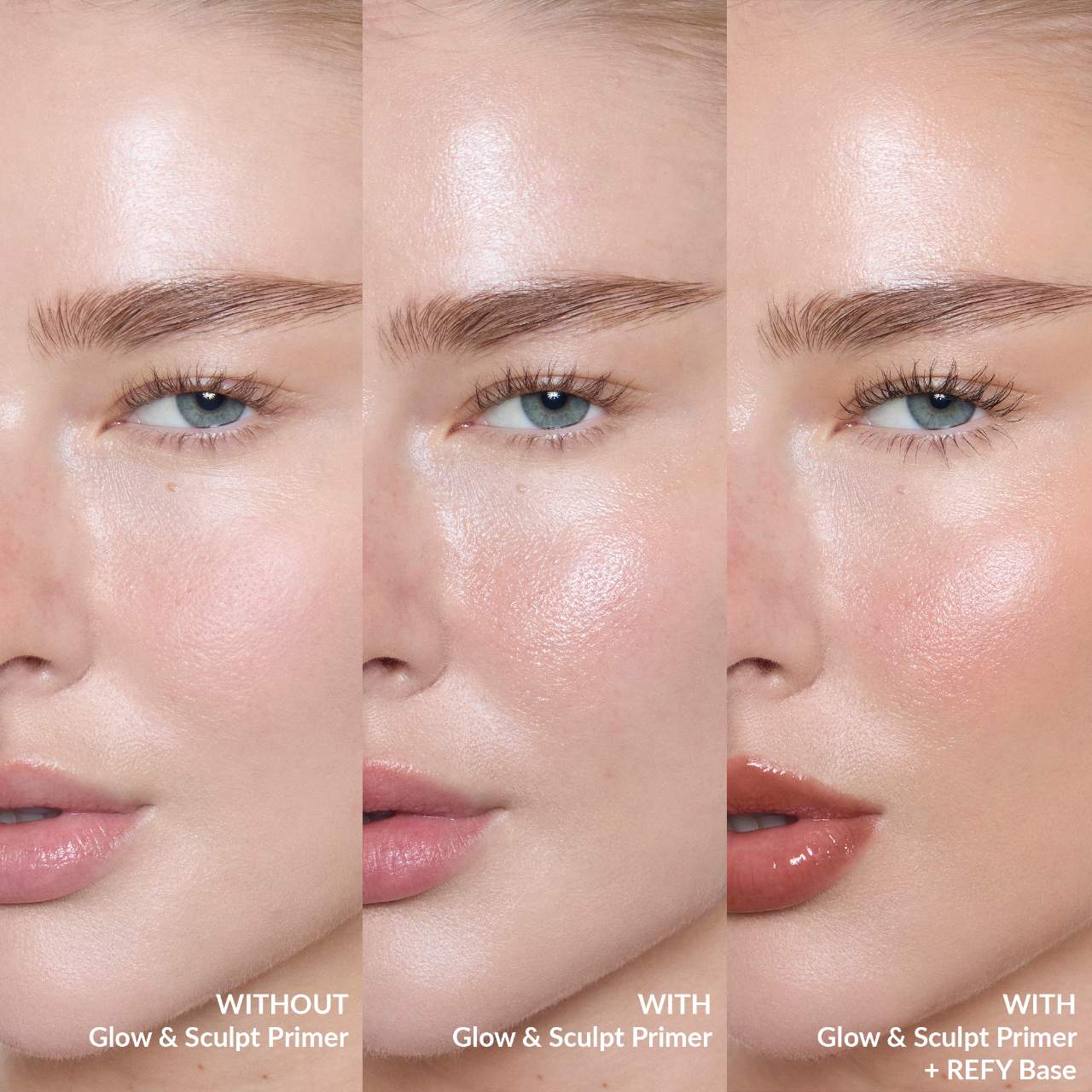 Primer de suero facial iluminador y esculpido con niacinamida