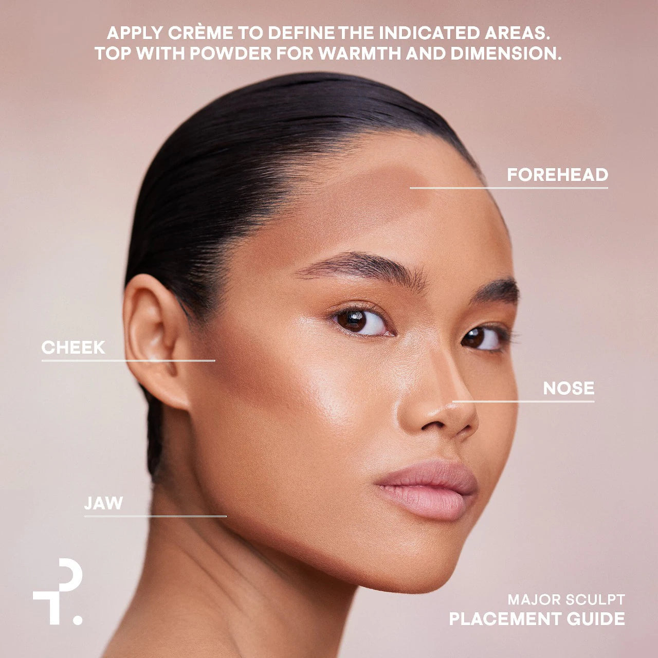 Dúo de crema contorno y bronceador en polvo Major Sculpt