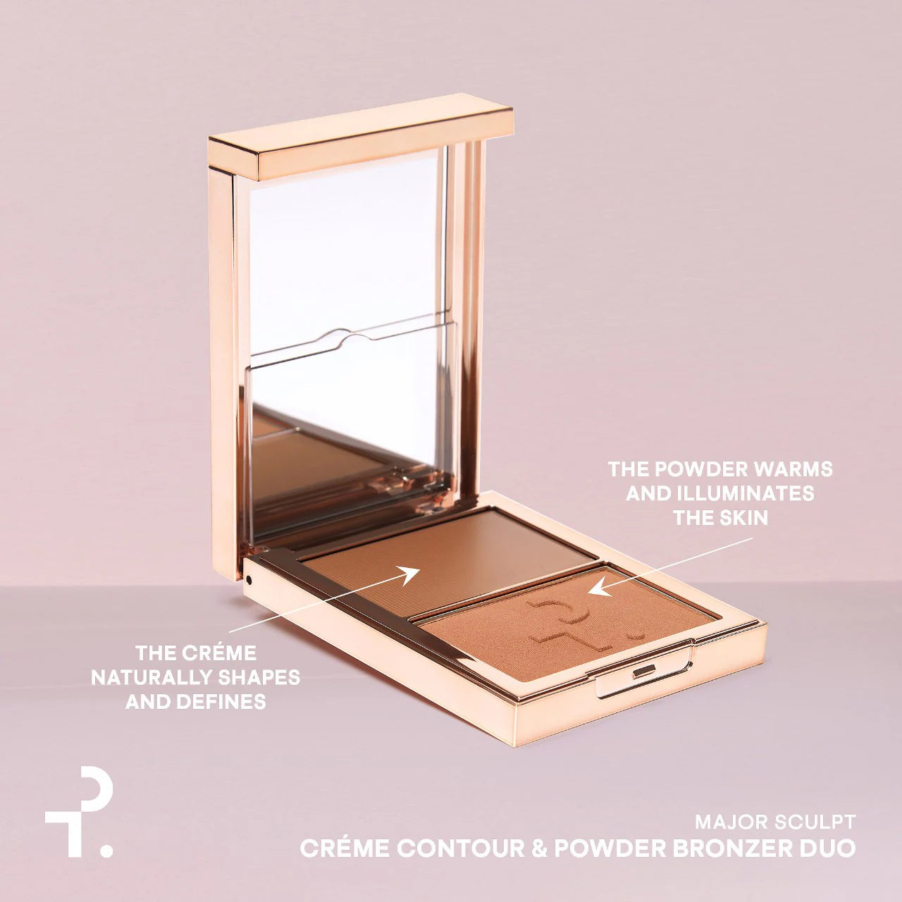 Dúo de crema contorno y bronceador en polvo Major Sculpt