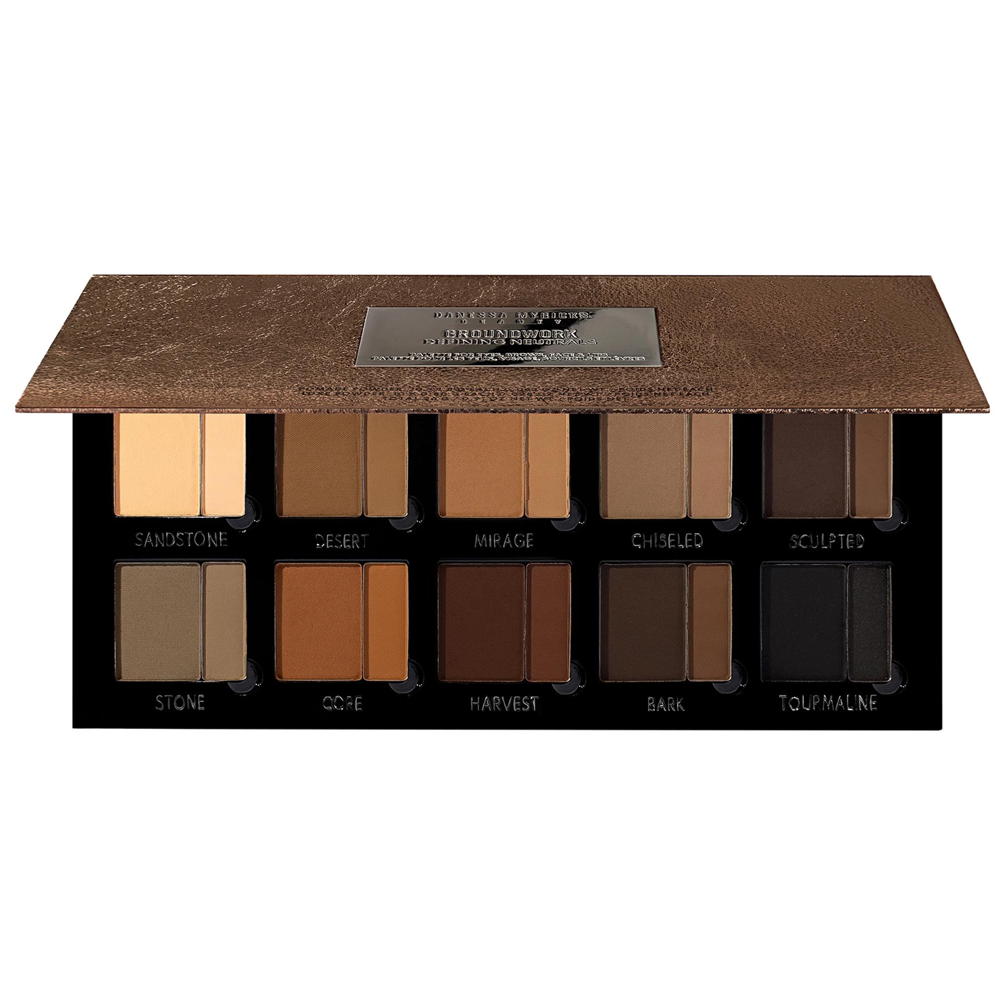 Groundwork: Definiendo tonos neutros - Paleta para ojos, cejas, rostro y labios